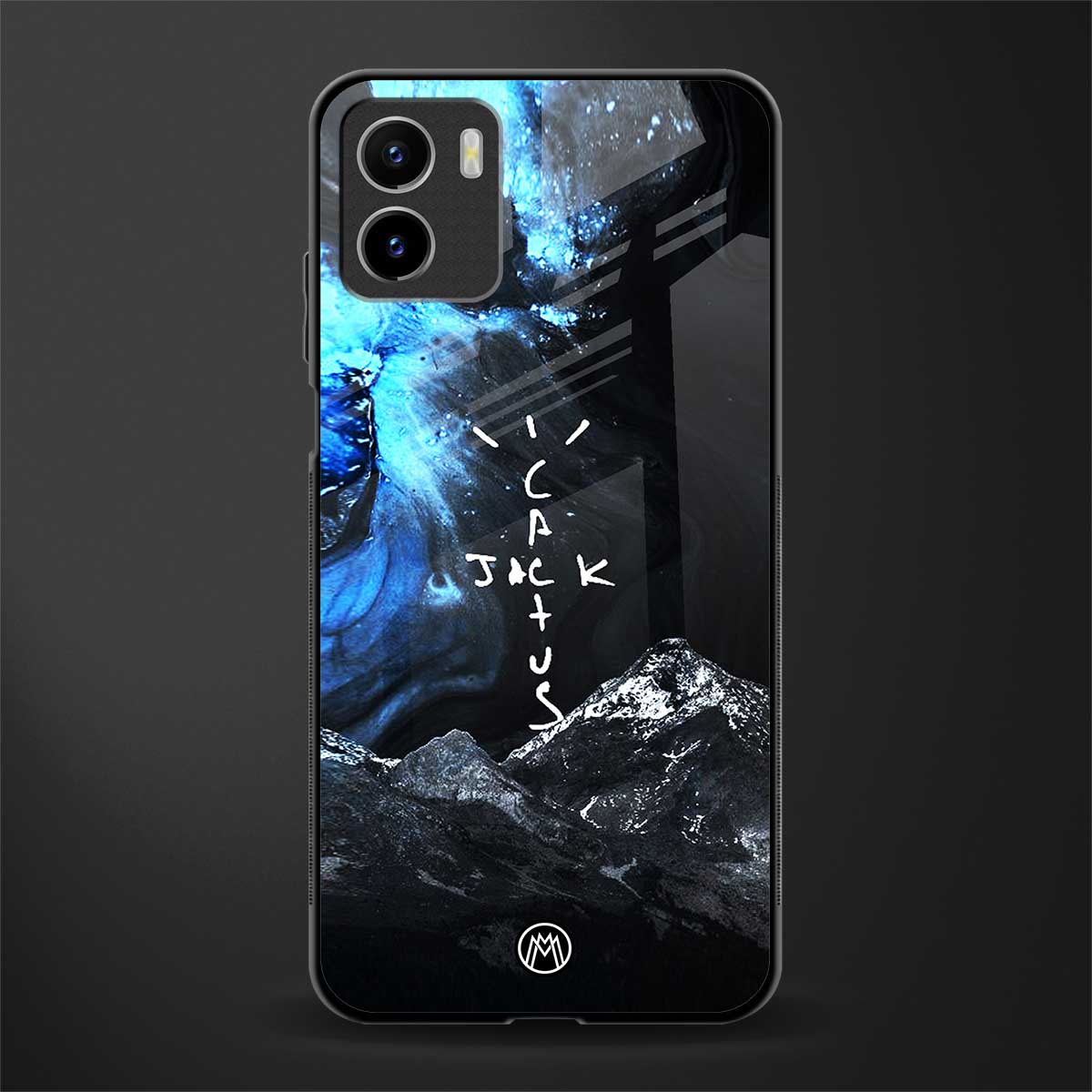 cactus jack travis scott back phone cover | glass case for vivo y72