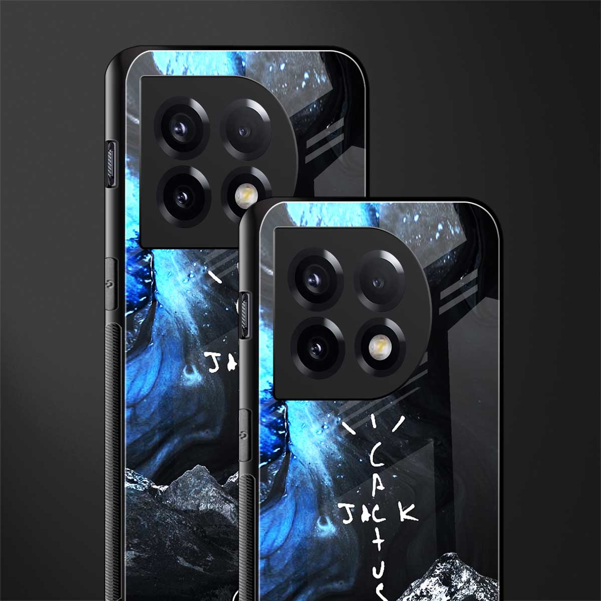 cactus jack travis scott back phone cover | glass case for oneplus 11