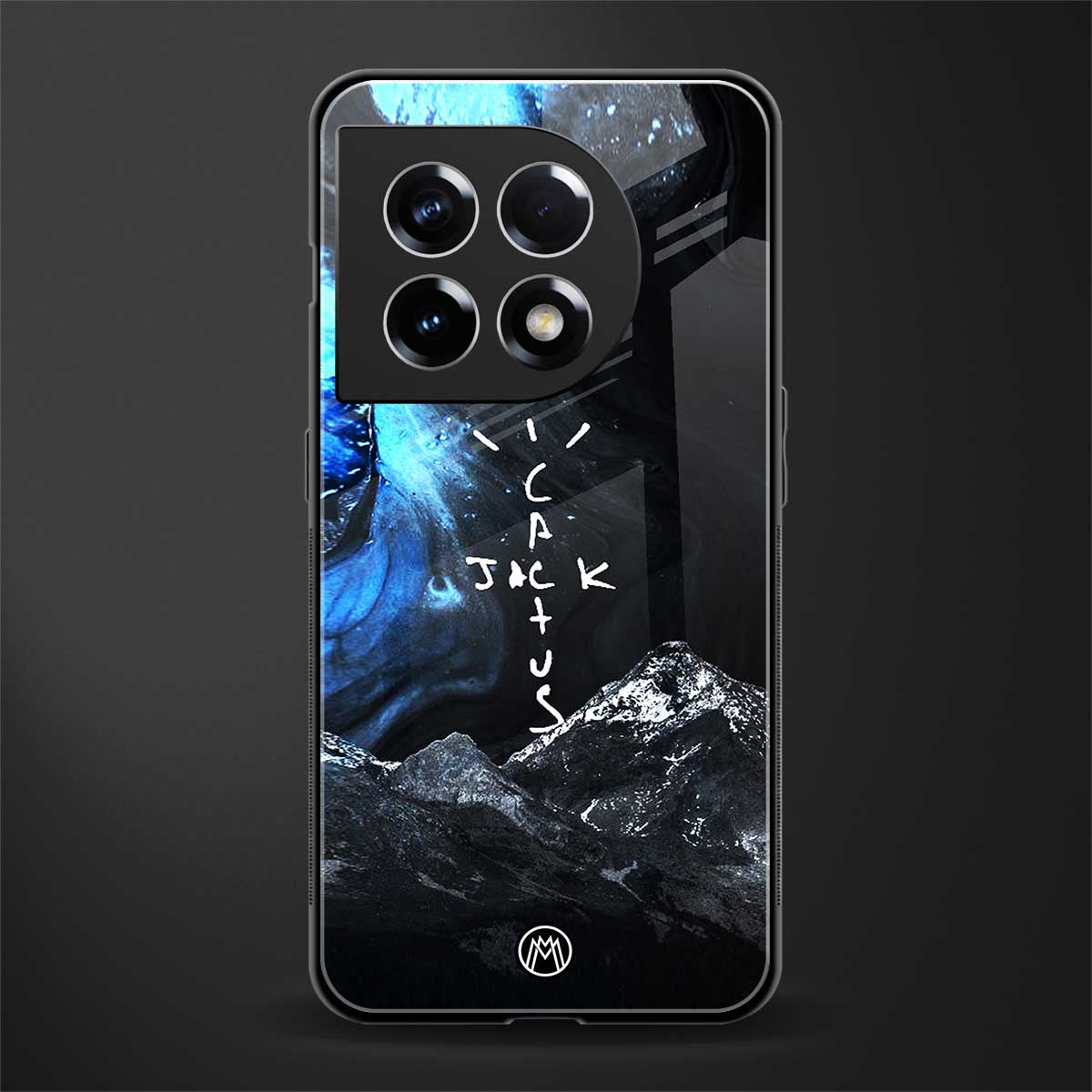 cactus jack travis scott back phone cover | glass case for oneplus 11
