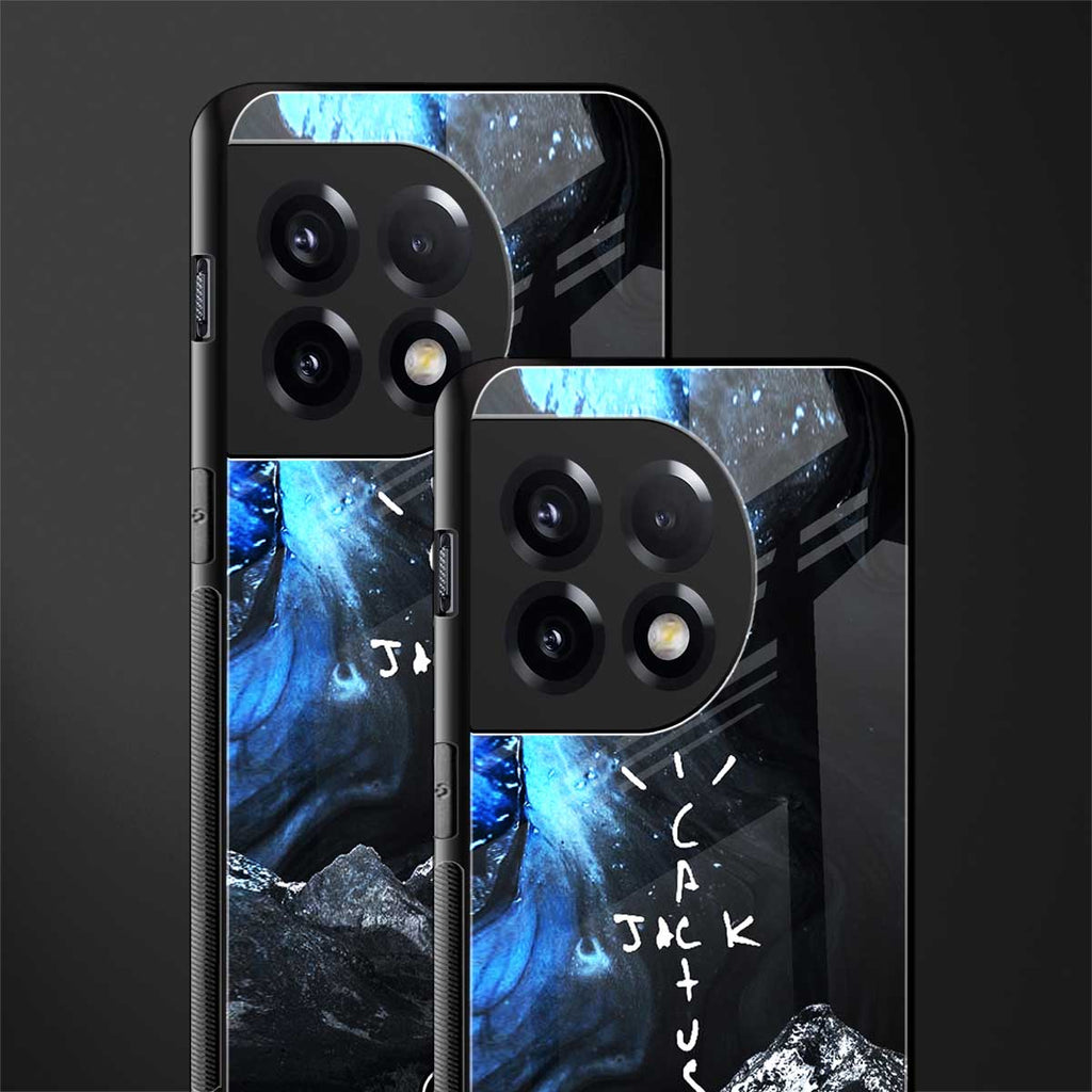 cactus jack travis scott back phone cover | glass case for oneplus 11r