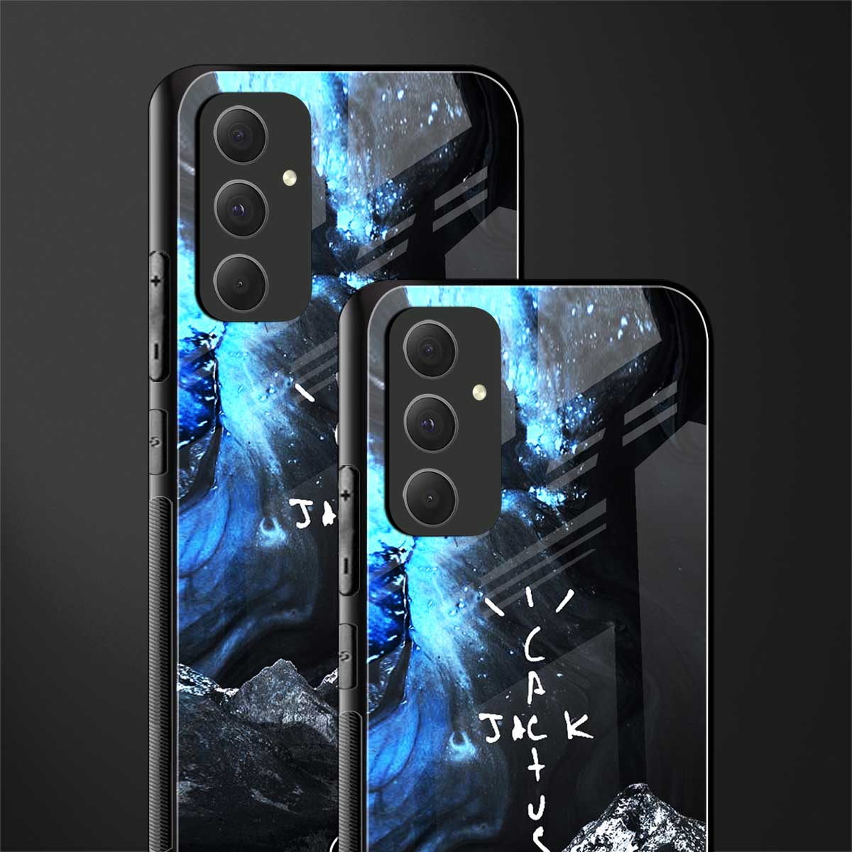 cactus jack travis scott back phone cover | glass case for samsung galaxy a54 5g