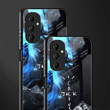 cactus jack travis scott back phone cover | glass case for samsung galaxy a14 5g
