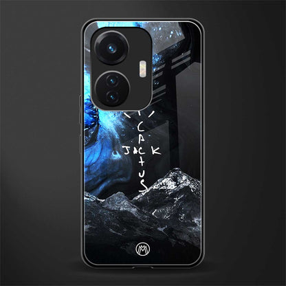 cactus jack travis scott back phone cover | glass case for vivo t1 44w 4g