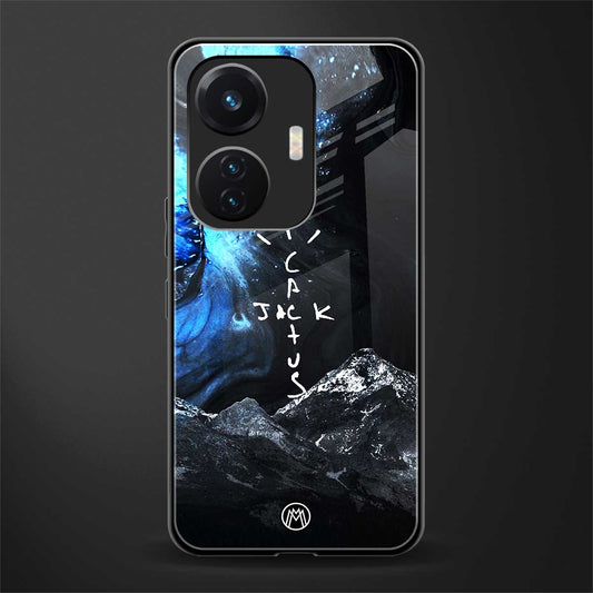 cactus jack travis scott back phone cover | glass case for vivo t1 44w 4g