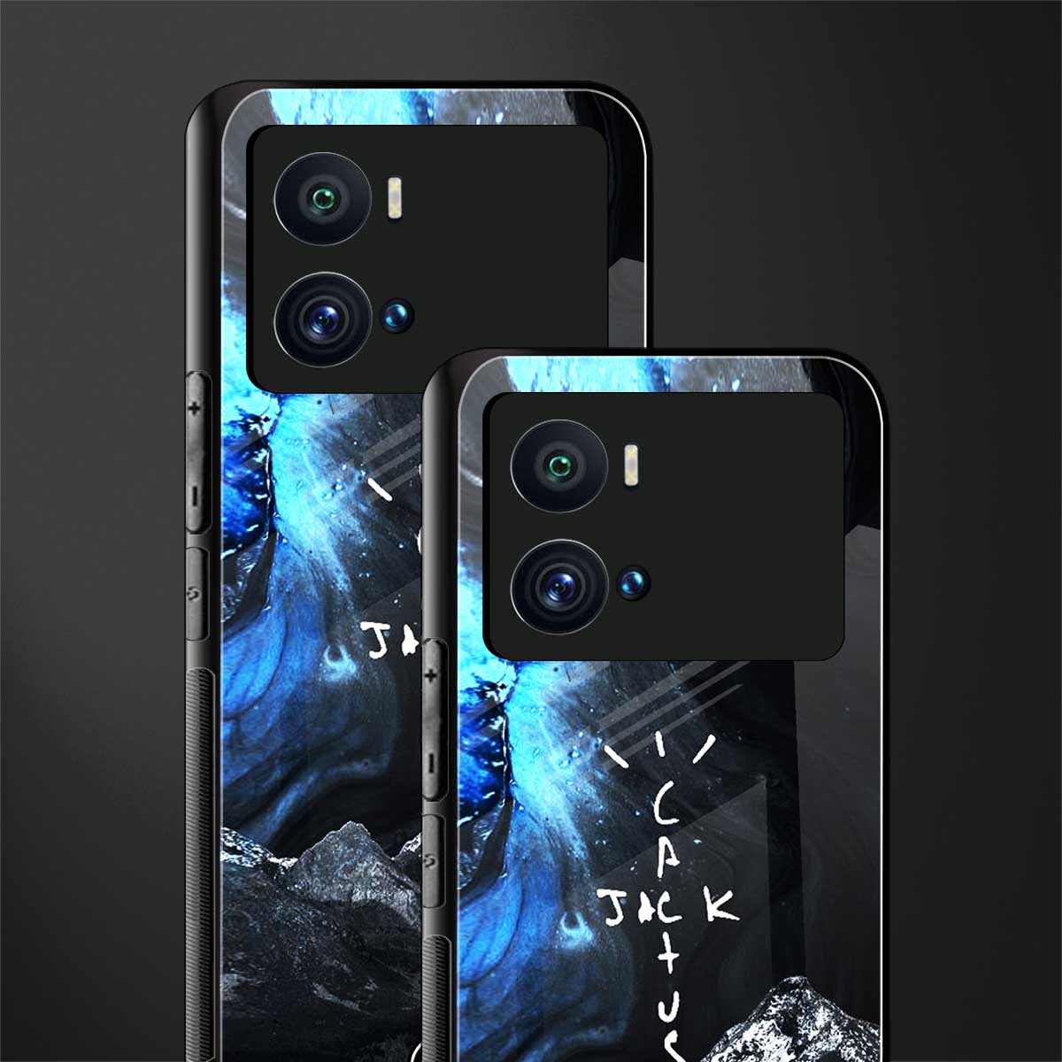 cactus jack travis scott back phone cover | glass case for iQOO 9 Pro