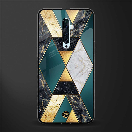 cadmium gold marble glass case for oppo reno 2z image