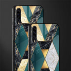 cadmium gold marble glass case for samsung galaxy a50s image-2