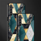 cadmium gold marble glass case for realme 6 pro image-2