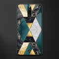 cadmium gold marble glass case for redmi 8 image