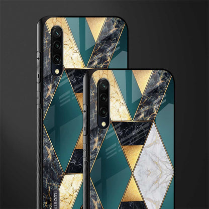 cadmium gold marble glass case for mi a3 redmi a3 image-2