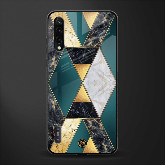 cadmium gold marble glass case for mi a3 redmi a3 image