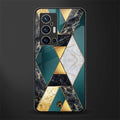 cadmium gold marble glass case for vivo x70 pro plus image