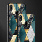 cadmium gold marble glass case for vivo y95 image-2