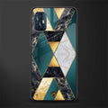 cadmium gold marble glass case for vivo v17 image