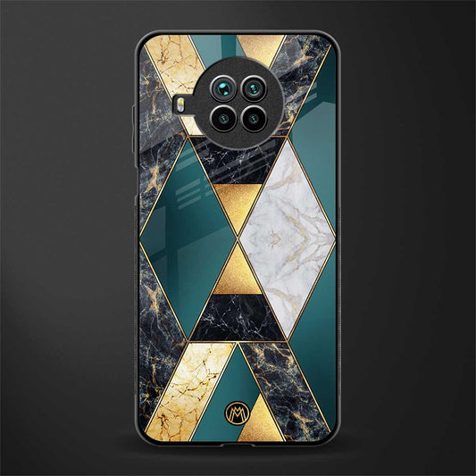 cadmium gold marble glass case for mi 10i image