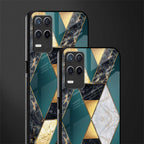 cadmium gold marble glass case for realme narzo 30 5g image-2