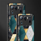 cadmium gold marble glass case for mi 11 ultra 5g image-2