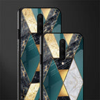 cadmium gold marble glass case for oneplus 7 pro image-2