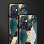cadmium gold marble back phone cover | glass case for oneplus 9