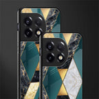 cadmium gold marble back phone cover | glass case for oneplus 11r
