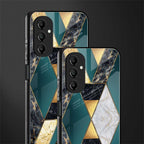 cadmium gold marble back phone cover | glass case for samsung galaxy a14 5g