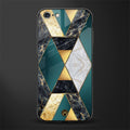 cadmium gold marble glass case for iphone 6 plus image