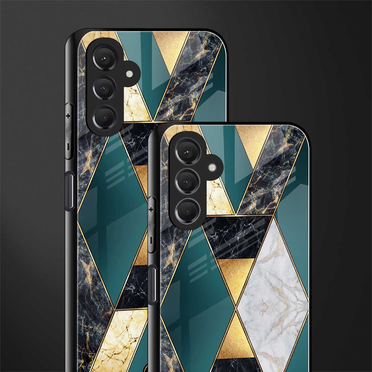 cadmium gold marble back phone cover | glass case for samsun galaxy a24 4g
