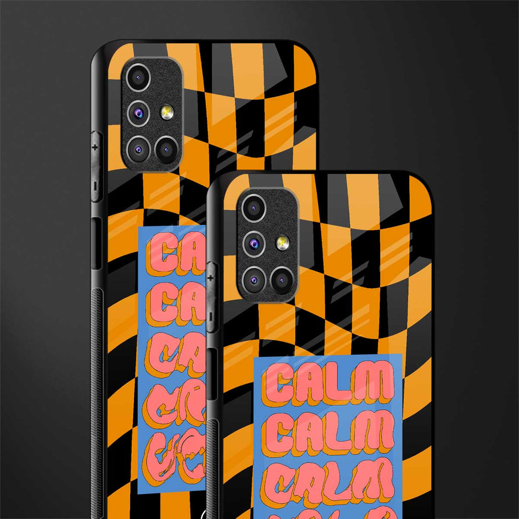 calm glass case for samsung galaxy m31s image-2