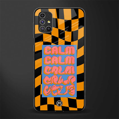 calm glass case for samsung galaxy m51 image