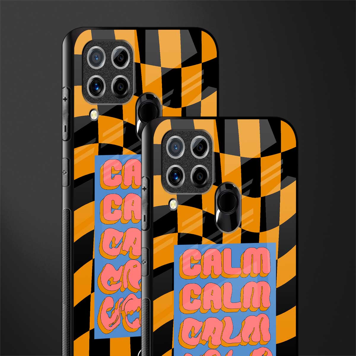 calm glass case for realme c15 image-2