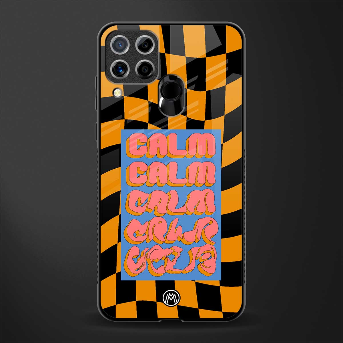 calm glass case for realme c15 image