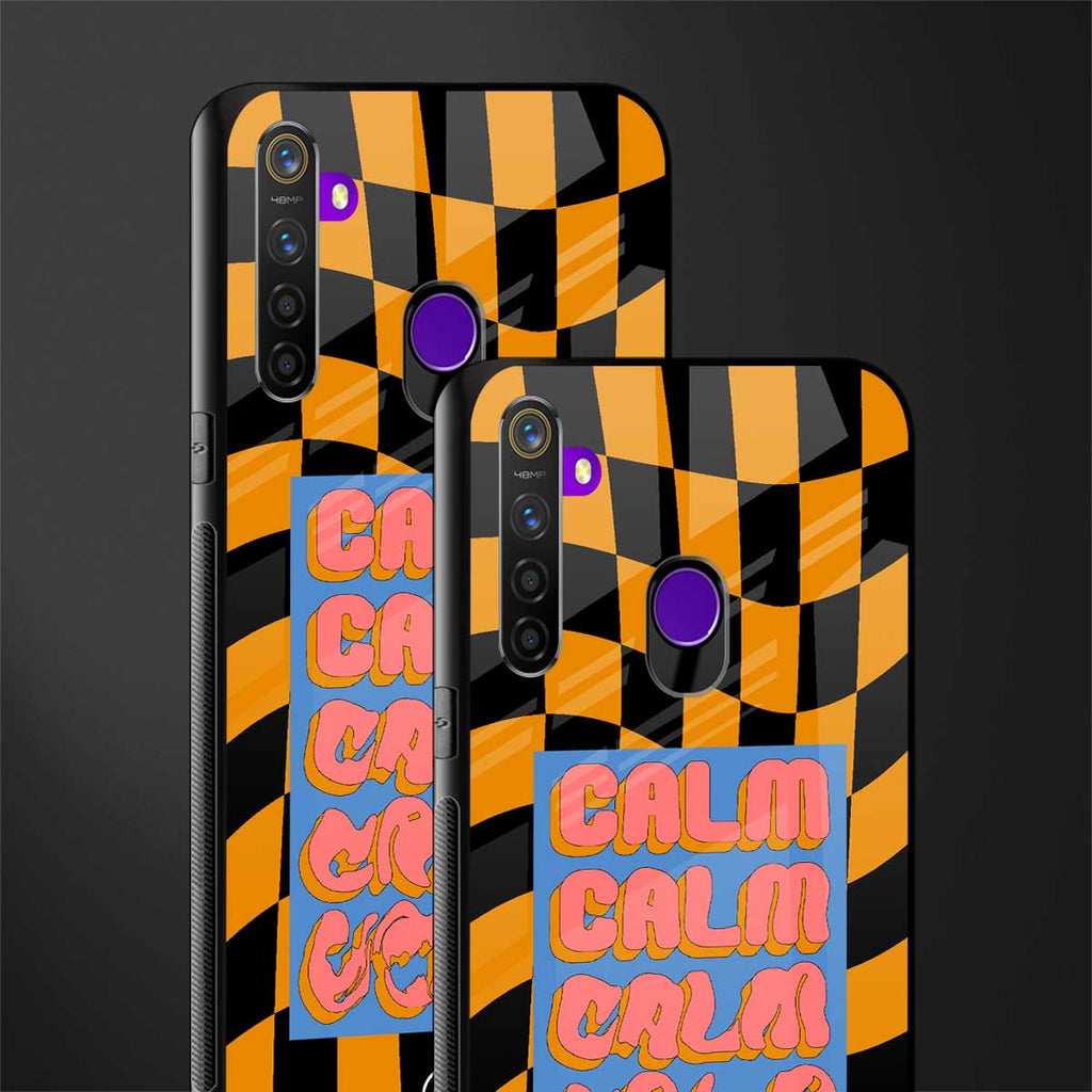 calm glass case for realme 5 image-2