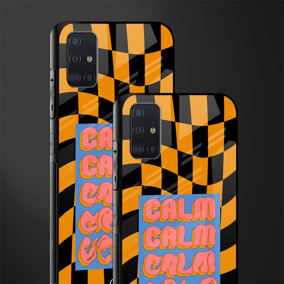 calm glass case for samsung galaxy a71 image-2