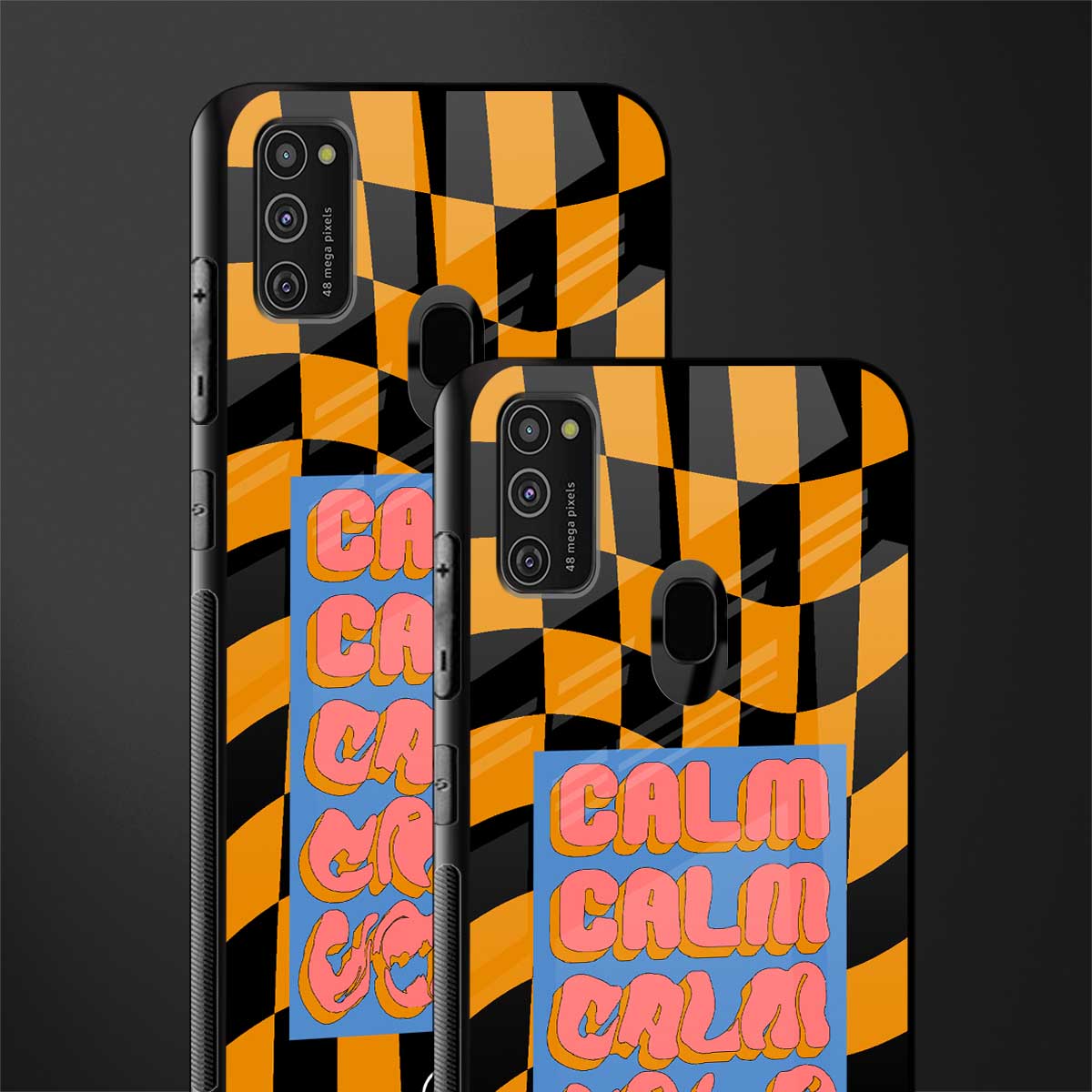 calm glass case for samsung galaxy m30s image-2