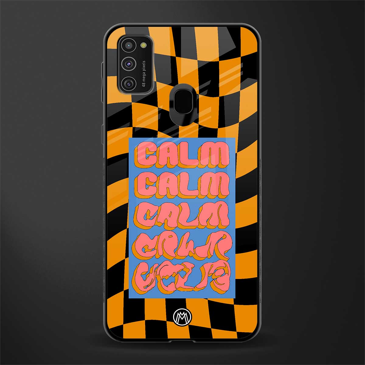 calm glass case for samsung galaxy m21 image