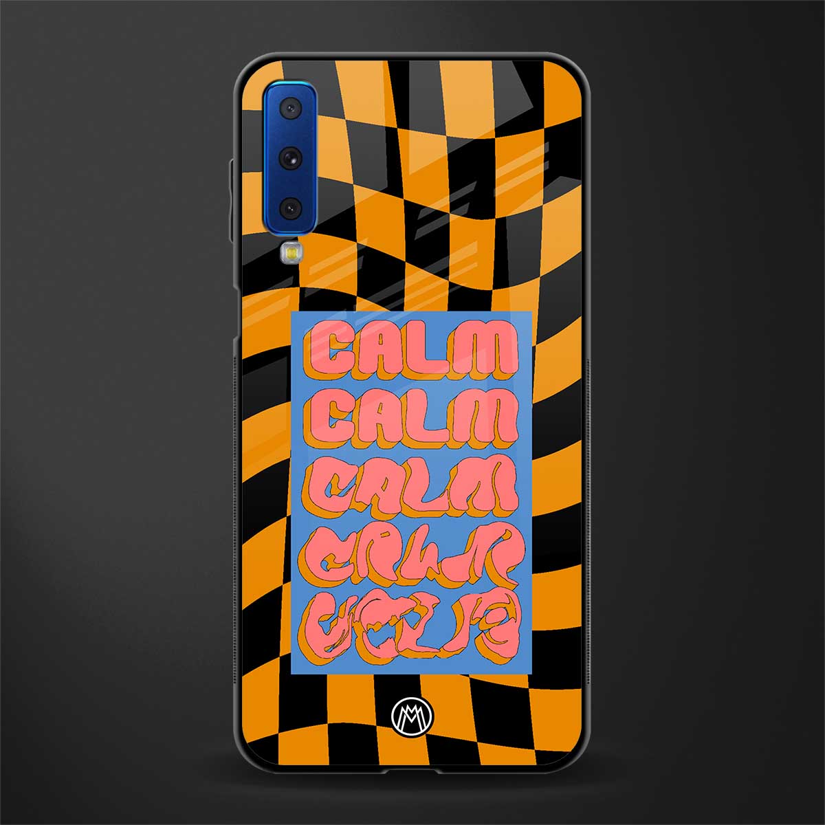 calm glass case for samsung galaxy a7 2018 image