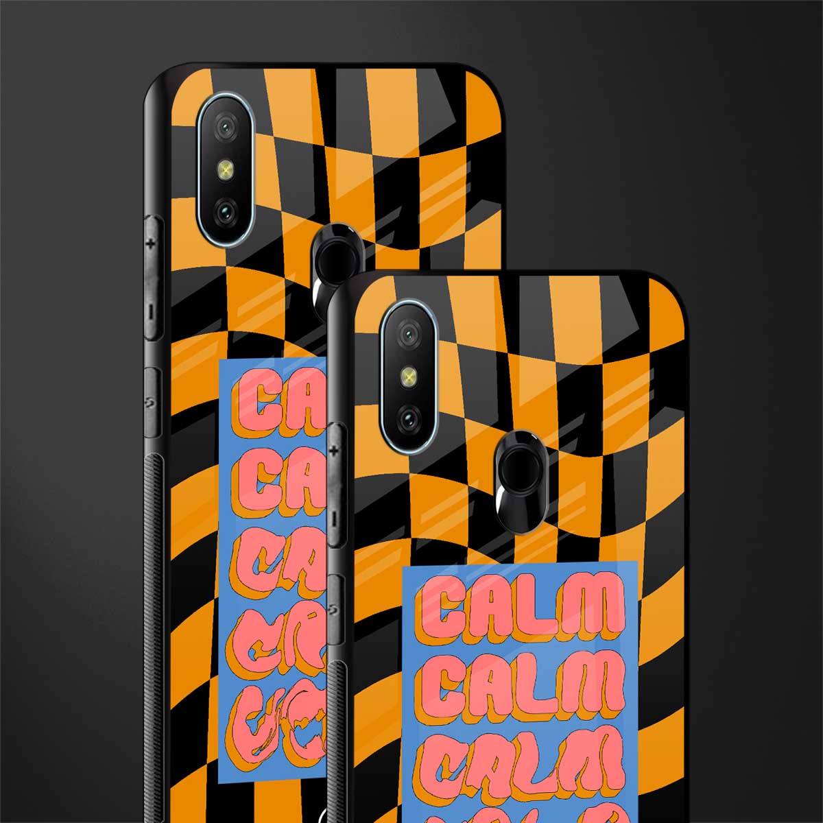 calm glass case for redmi 6 pro image-2