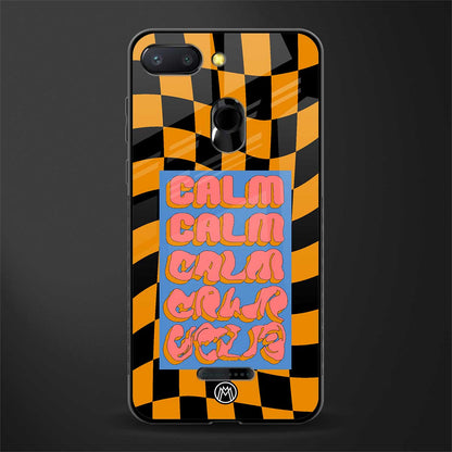 calm glass case for redmi 6 image