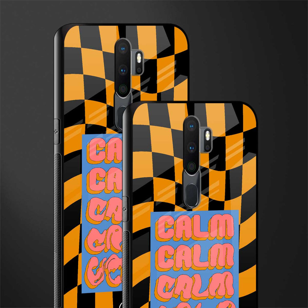 calm glass case for oppo a5 2020 image-2