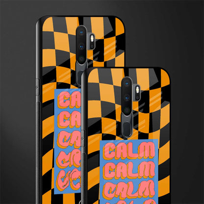 calm glass case for oppo a5 2020 image-2