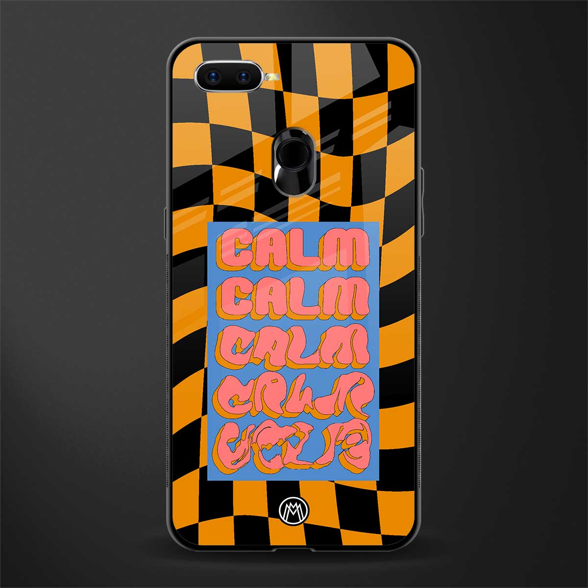 calm glass case for oppo a7 image