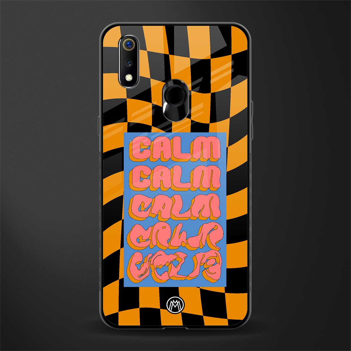 calm glass case for realme 3 image