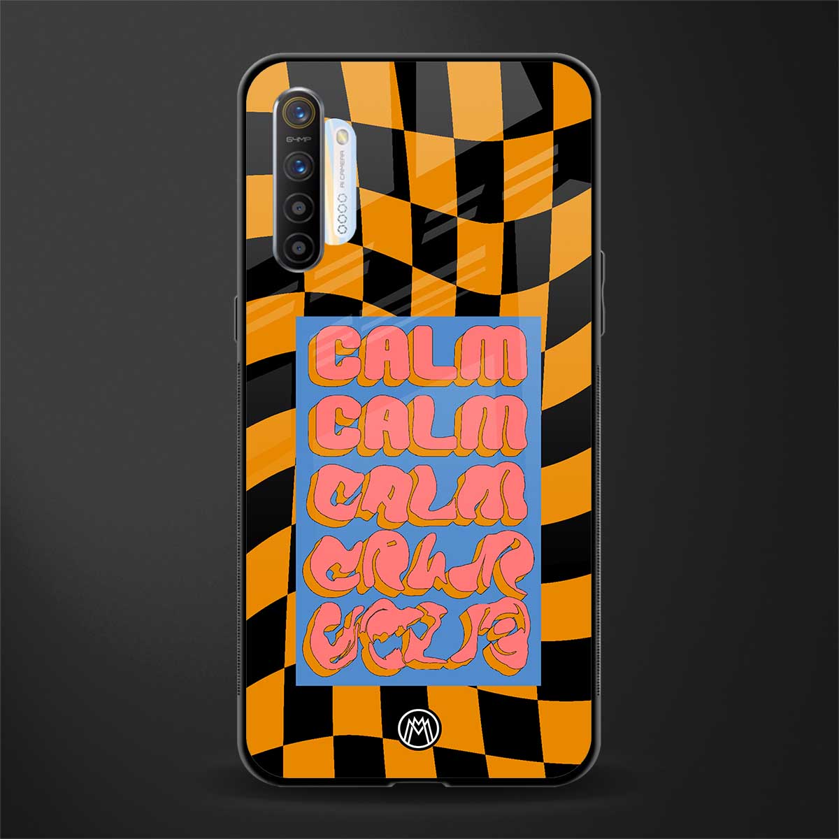 calm glass case for realme xt image