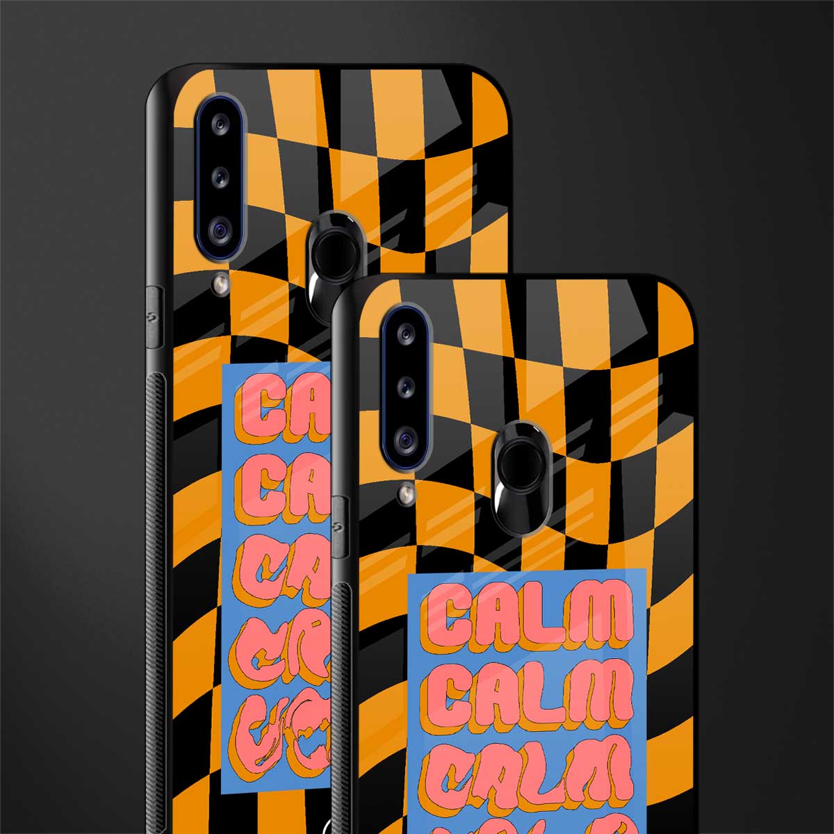 calm glass case for samsung galaxy a20s image-2