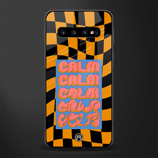 calm glass case for samsung galaxy s10 image