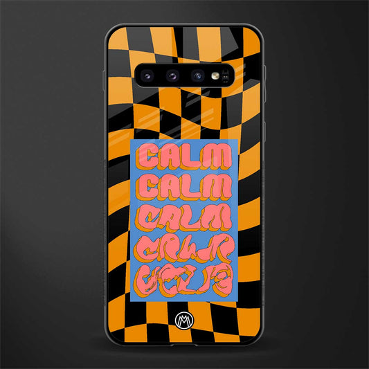 calm glass case for samsung galaxy s10 plus image