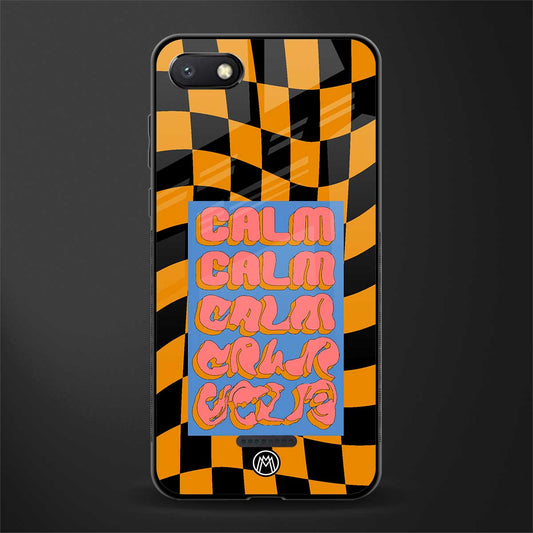 calm glass case for redmi 6a image