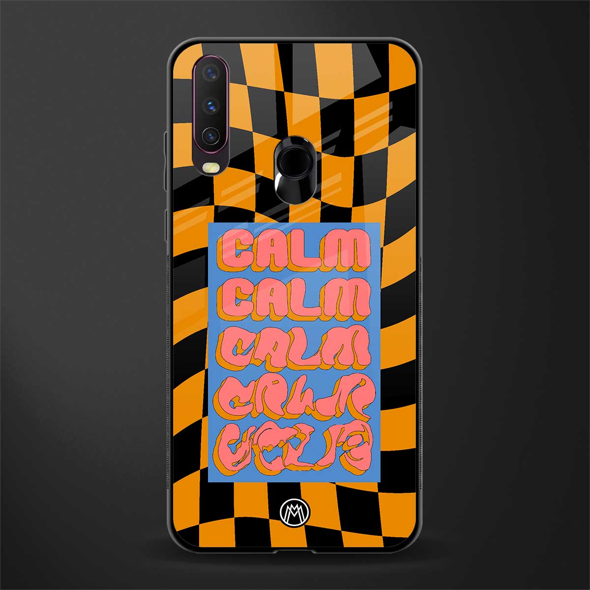 calm glass case for vivo y15 image