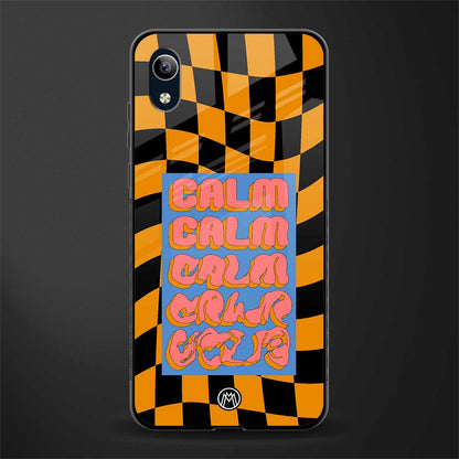 calm glass case for vivo y1s without fingerprint image