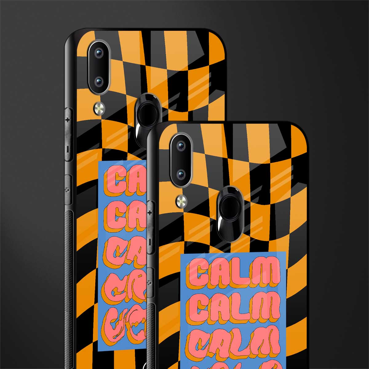 calm glass case for vivo y93 image-2